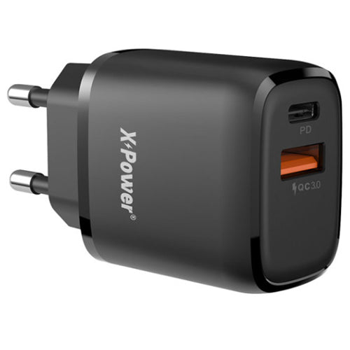 X Power VQT33 chargeur secteur adaptateur USB et USB-C - NYCTALOPE
