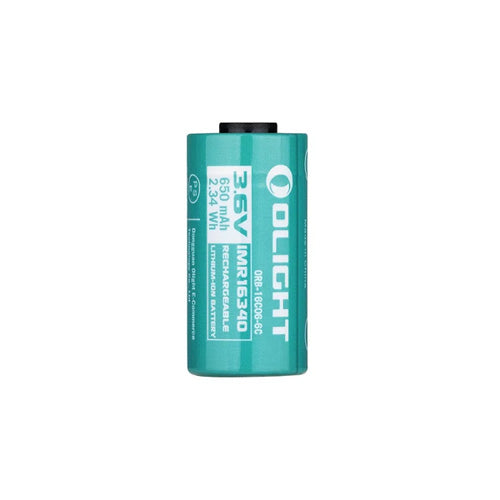 Batterie Olight IMR ORB-16C06-6C 16340 - 650mAh 3.7V NYCTALOPE