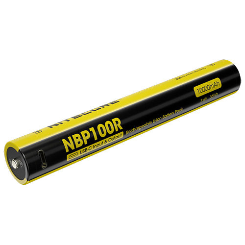 Batterie Nitecore NBP100R 10000mAh pour MH40 PRO - Fonction powerbank NYCTALOPE