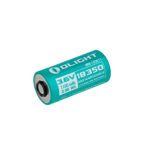 Batterie Olight 18350 ORB-183C11 - 1100mAh Li-ion – Rechargeable NYCTALOPE