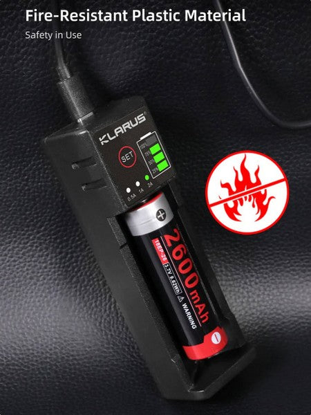 Chargeur Klarus Smart Charger K1 PRO pour batteries Li-ion, Ni-MH et Ni-Cd NYCTALOPE