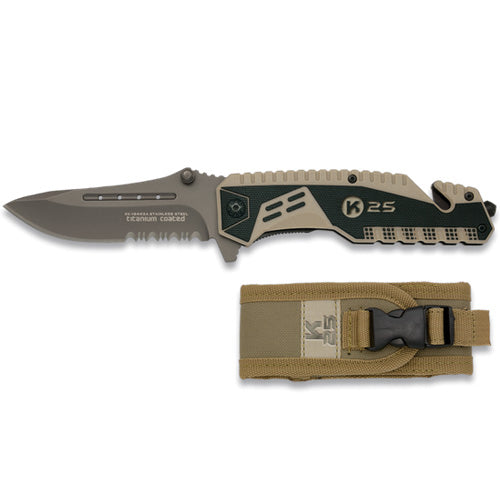 Couteau pliant de poche K25 19443 NYCTALOPE