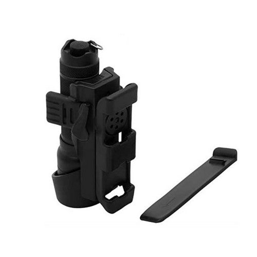 Holster Tactique MOLLE Rigide et Rotatif – Diamètre de tête de 21 à 27mm pour lampes XT2C / XT2CR PRO / AR10 / EC20 / G15 / EDC33 / MH12 PRO / E51 / E51C - LHU44-27-23 NYCTALOPE