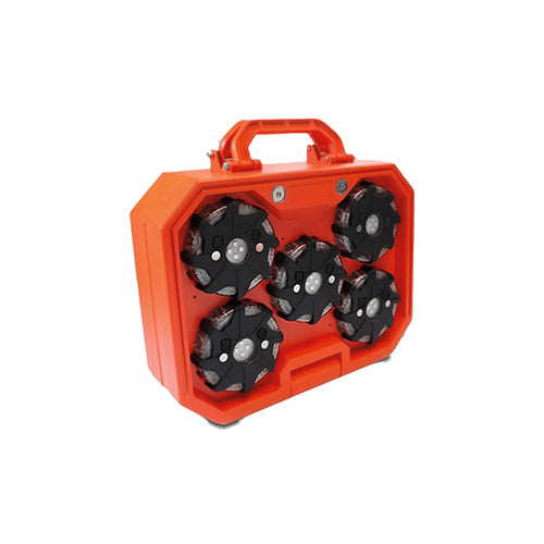 Kit d'éclairage à 360° de sécurité Nightsearcher Pulsar NavStar rechargeable - Lot de 10 feux LED