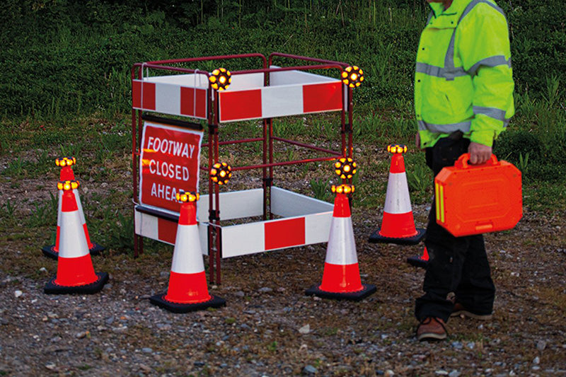 Kit d'éclairage à 360° de sécurité Nightsearcher Pulsar NavStar rechargeable - Lot de 10 feux LED