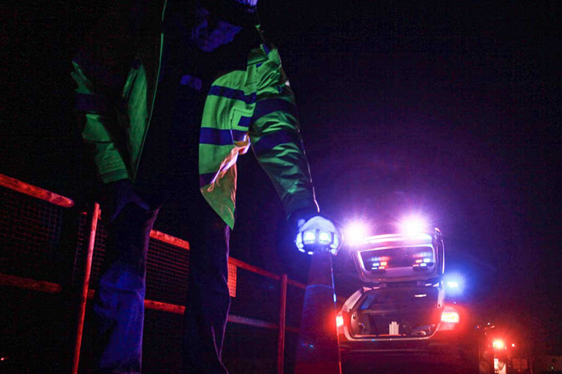 Kit d'éclairage à 360° de sécurité Nightsearcher Pulsar NavStar rechargeable - Lot de 10 feux LED