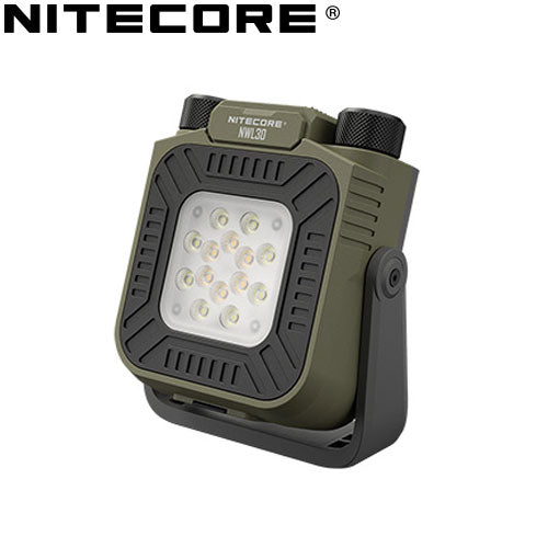 Lampe de Travail Nitecore NWL30 3000 Lumens - 3 en 1 - Anti-moustique - Powerbank - Orientable 360°  - Rechargeable USB-C