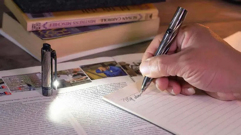 Olight O'Pen Pro - Lampe Stylo Laser – Dark Space Argent - 120 Lumens NYCTALOPE