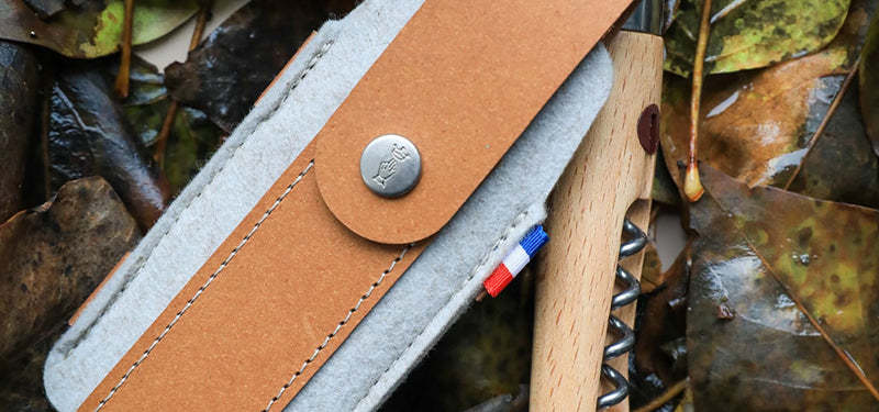 Étui outdoor L Opinel pour couteaux de poche N°09,N°10, N°08 Champignon et N°10 Tire-bouchon Décapsuleur Opinel