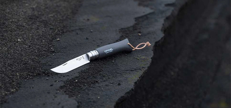 Couteau de poche Opinel Tradition Baroudeur N°08 – Noir brun Opinel