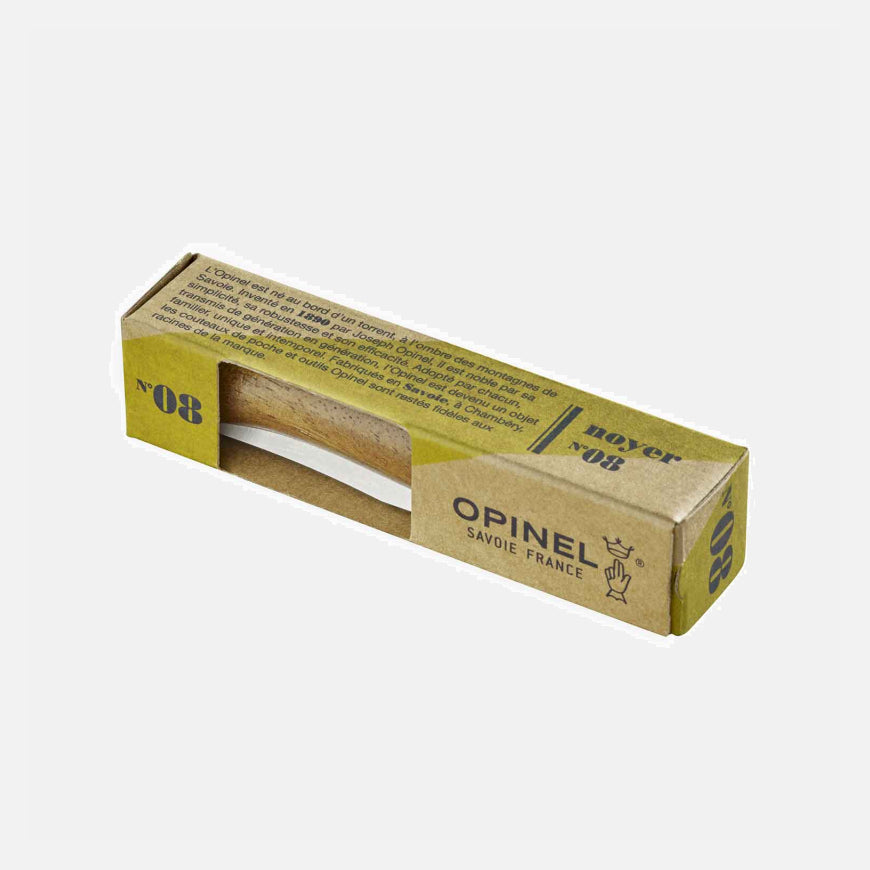 Couteau de poche Opinel Tradition Luxe Inox N°08 – Noyer Opinel