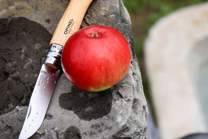 Opinel N°09 Tradition Inox – Couteau de poche pliant - Manche Hêtre - Lame 9 cm Opinel