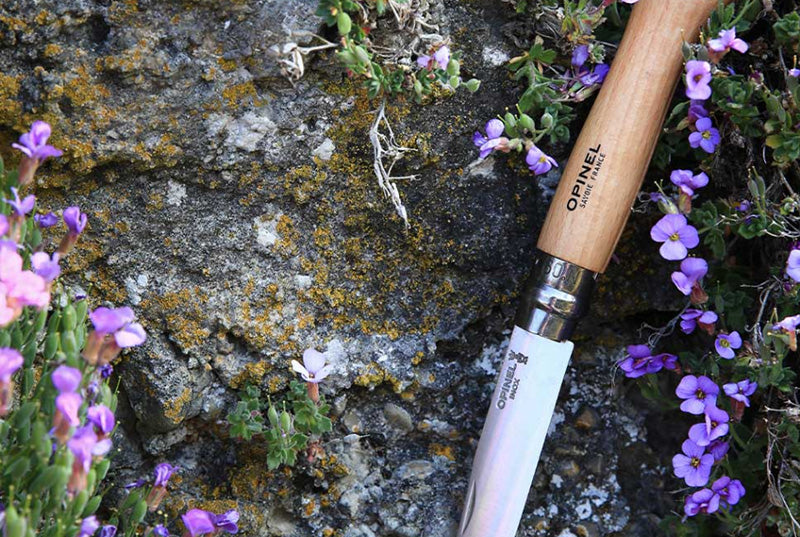 Opinel N°09 Tradition Inox – Couteau de poche pliant - Manche Hêtre - Lame 9 cm NYCTALOPE