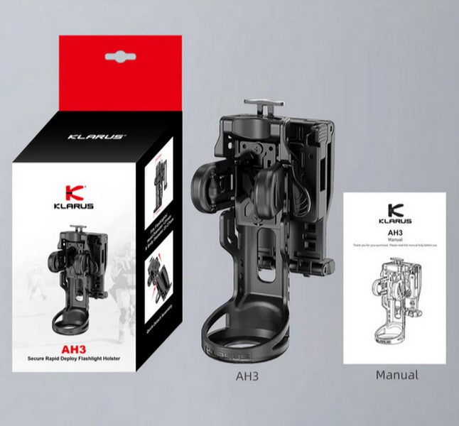 Klarus AH3 Etui Holster à tirage rapide pour lampe XT11S, XT11GT Pro, XT12S, XT21C NYCTALOPE