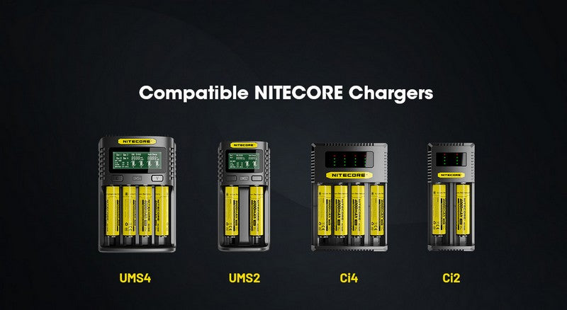 Batterie Nitecore NL1840 18650 - 4000mAh 3.6V protégée Li-ion NYCTALOPE