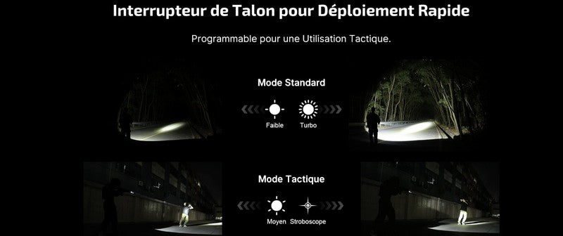 Lampe Torche Olight Javelot - 1350 Lumens rechargeable longue portée Olight