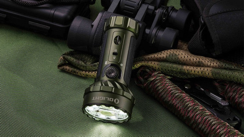 Lampe Torche Olight MARAUDER Mini OD VERT - 7000 Lumens - Rechargeable NYCTALOPE