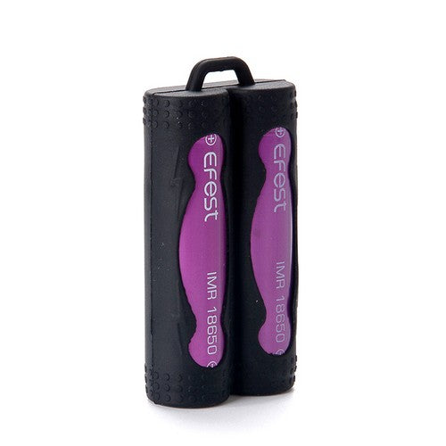 Housse Efest pour  1 ou 2 batteries 18650 - Noir - NYCTALOPE