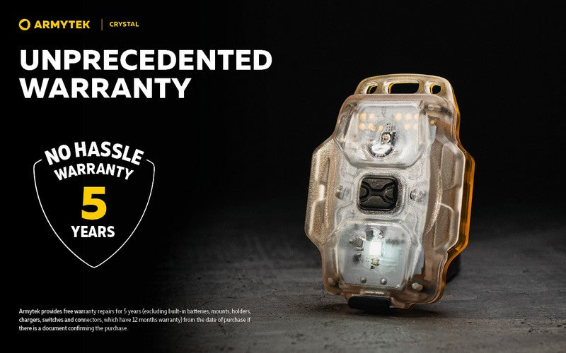 Lampe Armytek Crystal – 150 Lumens Blanc + 30 Lumens Rouge NYCTALOPE