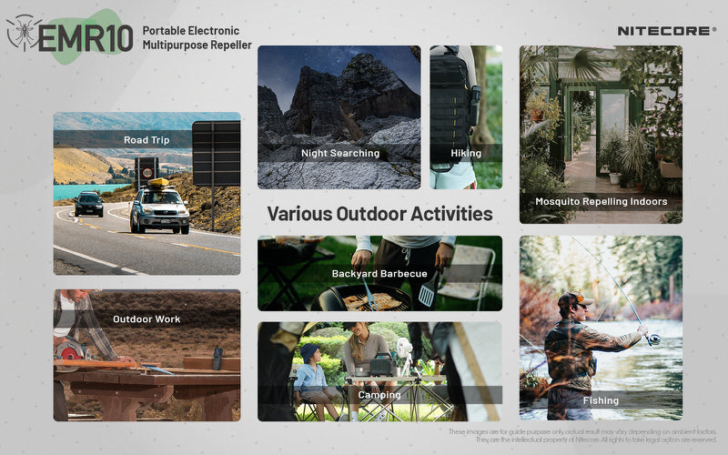 Répulsif Anti-moustique électronique Nitecore EMR10 - Multifonctions - Rechargeable Nitecore