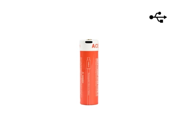 Batterie Acebeam 21700 5100mAh 3.7V protégée LIR - Rechargeable Type-c Acebeam