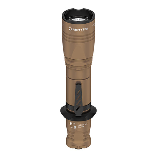 Lampe Torche Armytek Dobermann Pro SAND Magnet USB – 1400 Lumens - WARM  NYCTALOPE  