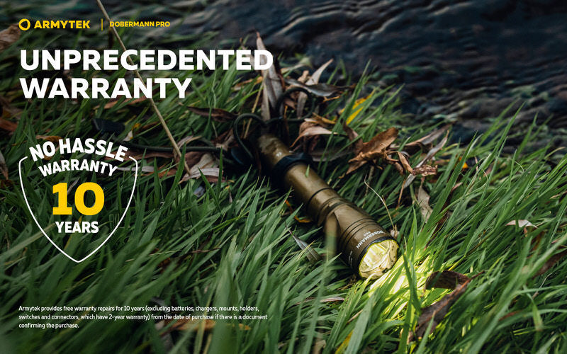 Lampe Torche Armytek Dobermann Pro OLIVE Magnet USB – 1400 Lumens - WARM  NYCTALOPE  