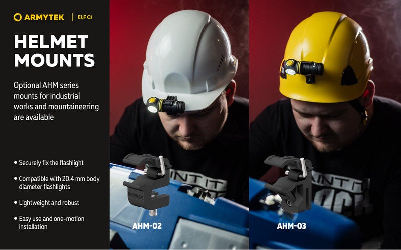 Lampe frontale Armytek Elf C1 USB-C - 1000 / 930 Lumens - White & Warm - NYCTALOPE