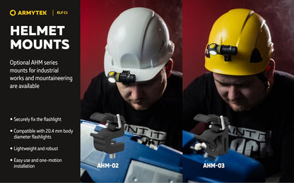 Lampe frontale Armytek Elf C1 USB-C - 1000 / 930 Lumens - White & Warm - NYCTALOPE