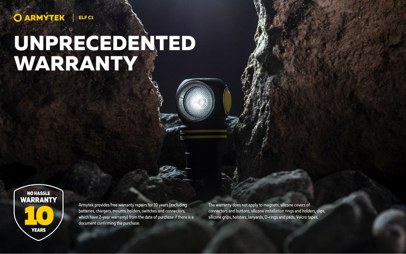 Lampe frontale Armytek Elf C1 USB-C - 1000 / 930 Lumens - White & Warm - NYCTALOPE