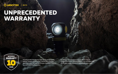 Lampe frontale Armytek Elf C1 USB-C - 1000 / 930 Lumens - White & Warm - NYCTALOPE