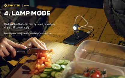 Lampe frontale Armytek Elf C1 USB-C - 1000 / 930 Lumens - White & Warm - NYCTALOPE