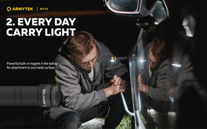 Lampe frontale Armytek Elf C2 USB-C - 1023 Lumens - Warm - NYCTALOPE