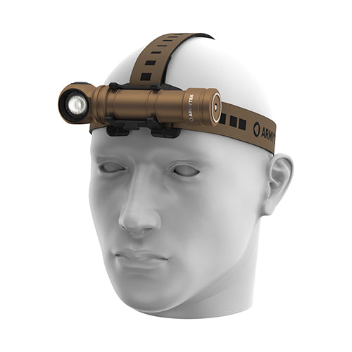 Lampe Frontale Armytek Wizard C2 PRO MAX SAND Magnet USB 4000 Lumens - rechargeable en USB  NYCTALOPE  