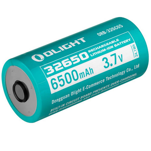 Batterie Olight 32650 - 6500mAh ORB-326C65 - 3.7V protégée Li-ion