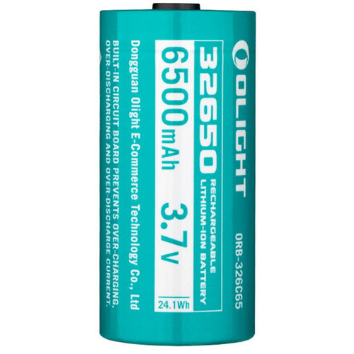 Batterie Olight 32650 - 6500mAh ORB-326C65 - 3.7V protégée Li-ion  NYCTALOPE  