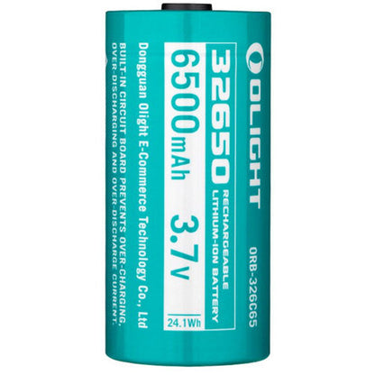 Batterie Olight 32650 - 6500mAh ORB-326C65 - 3.7V protégée Li-ion  NYCTALOPE  