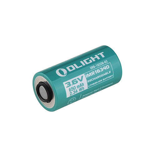Batterie Olight IMR ORB-16C06-6C 16340 - 650mAh 3.7V Olight