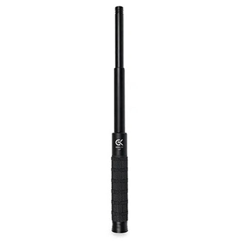 Bâton télescopique GK Pro 580AL Acier/Aluminium - Déploiement rapide - Bouton-poussoir - Poignée grippée - Disponible en 17" et 21"