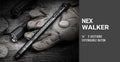 Bâton matraque télescopique Nextorch NEX Walker 14’’  NYCTALOPE  