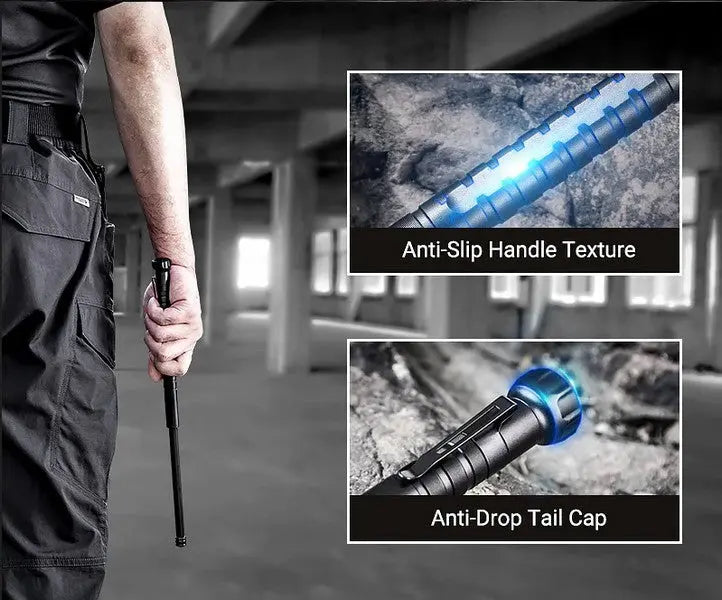 Bâton matraque télescopique Nextorch NEX Walker 14’’  NYCTALOPE  