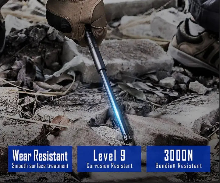 Bâton matraque télescopique Nextorch NEX Walker 14’’  NYCTALOPE  