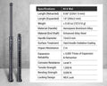 Bâton matraque télescopique Nextorch NEX Walker 14’’  NYCTALOPE  