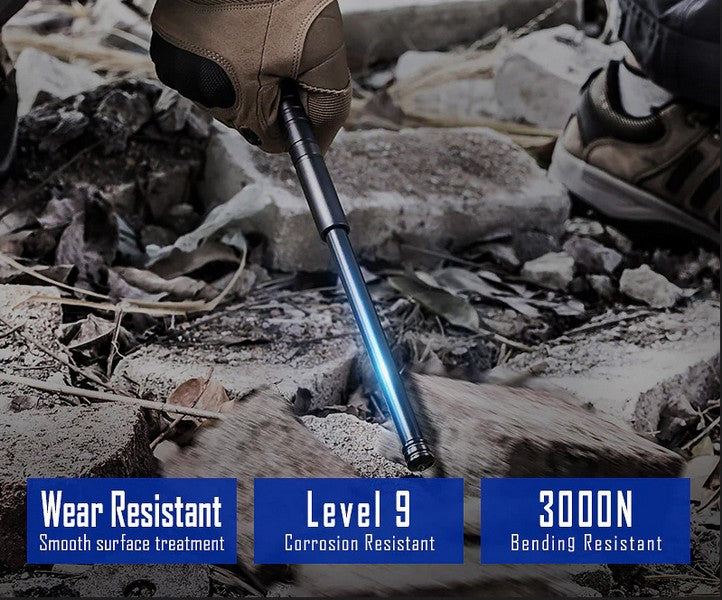 Bâton matraque télescopique Nextorch NEX Walker 14’’  NYCTALOPE  