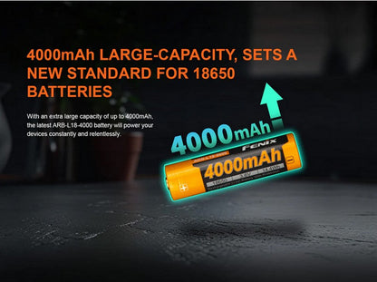 Batterie 18650 4000mAh fenix ARB-L18-4000  NYCTALOPE  