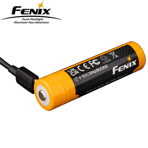Batterie 18650 4000mAh fenix ARB-L18-4000U port USB type C intégré  NYCTALOPE  