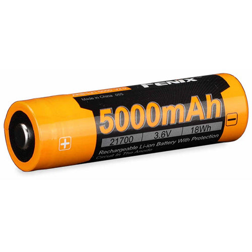 Batterie Fenix ARB-L21 5000 mAh 3.6V 21700 protégée Li-ion - V2.0