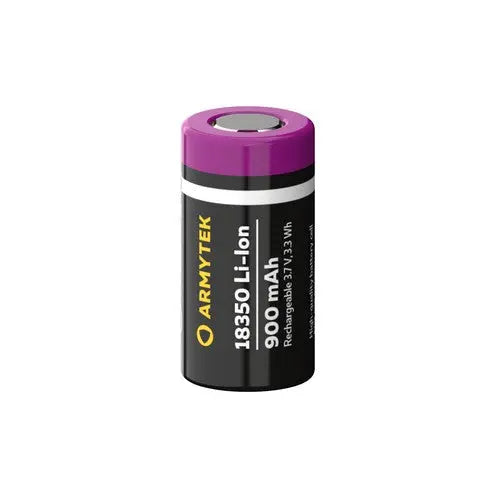 Batterie Armytek 18350 – 900 mAh – Non protégée  NYCTALOPE  