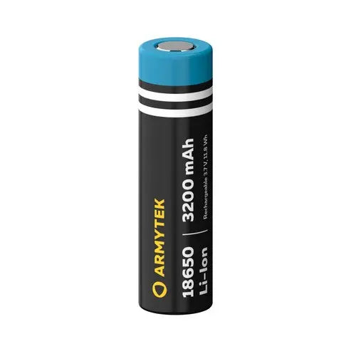 Batterie Armytek 18650 – 3200 mAh – Non protégée  NYCTALOPE  