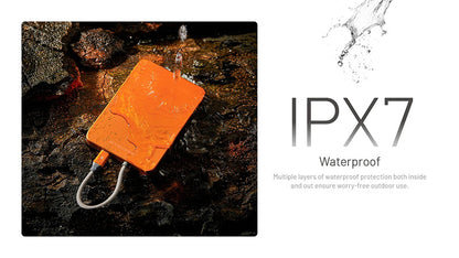 Powerbank Nitecore Pocket 5 5000mAh - 22,5W - Câble USB-C Intégré - Fixation Magnétique - IPX7